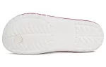Crocs Chinelos com padrão tie-dye branco unissex ‘branco’