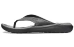 Crocs Chinelos de praia minimalistas LiteRide cinza escuro