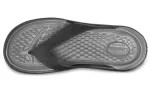 Crocs Chinelos de praia minimalistas LiteRide cinza escuro
