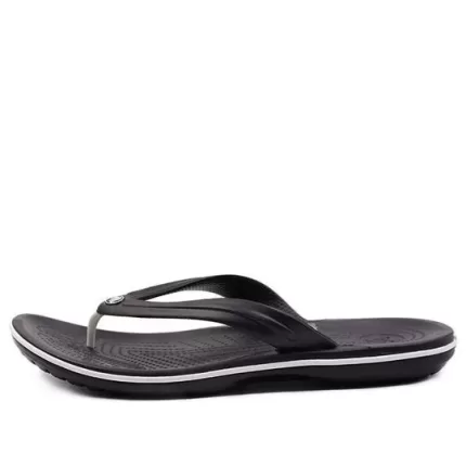 Crocs Chinelos de praia pretos unissex 11033-001