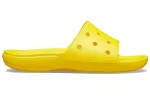 Crocs Chinelos esportivos aconchegantes e antiderrapantes unissex amarelos