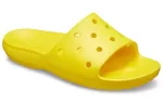 Crocs Chinelos esportivos aconchegantes e antiderrapantes unissex amarelos