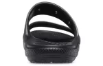 Crocs Chinelos esportivos casuais aconchegantes pretos
