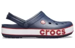 Crocs Chinelos esportivos de praia unissex azul marinho