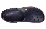 Crocs Chinelos esportivos de praia unissex azul marinho