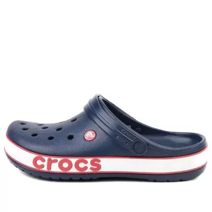 Crocs Chinelos esportivos de praia unissex azul marinho