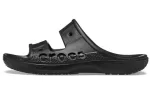 Crocs Chinelos pretos unissex fashion casuais