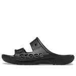 Crocs Chinelos pretos unissex fashion casuais
