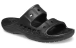 Crocs Chinelos pretos unissex fashion casuais