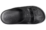 Crocs Chinelos pretos unissex fashion casuais