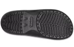 Crocs Chinelos pretos unissex fashion casuais