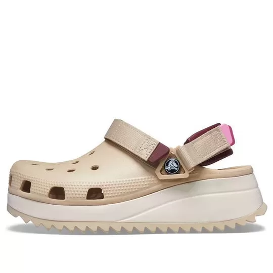 Crocs Classic Caminhante Clogs ‘Bege Branco Vermelho’