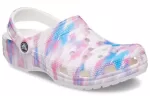 Crocs Classic Casual Unissex Branco Rosa Azul Sandálias ‘White Pink Blue’
