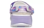 Crocs Classic Casual Unissex Branco Roxo Sandálias ‘White Purple’