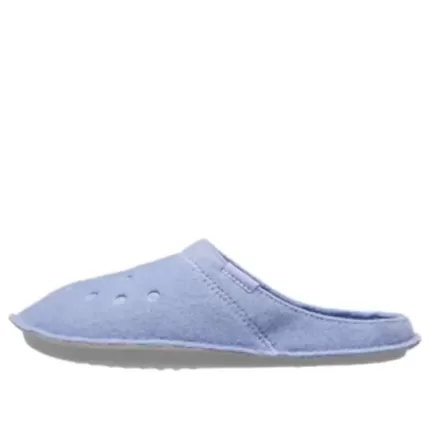 Crocs Classic Casual engrossar ficar quente unissex chinelos azuis