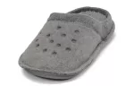 Crocs Classic Chinelo Casual Engrossar Ficar Quente Sapato Unissex Cinza