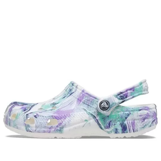Crocs Classic Chinelos Esportivos Unissex Azul Roxo