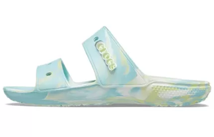 Crocs Classic Chinelos Moda Casual Unissex Azul Verde ‘Azul Verde’
