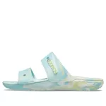 Crocs Classic Chinelos Moda Casual Unissex Azul Verde ‘Azul Verde’