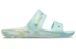 Crocs Classic Chinelos Moda Casual Unissex Azul Verde ‘Azul Verde’