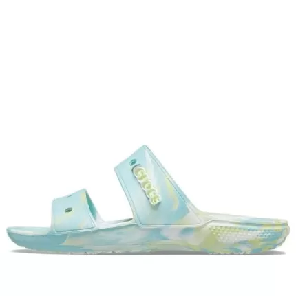 Crocs Classic Chinelos Moda Casual Unissex Azul Verde ‘Azul Verde’