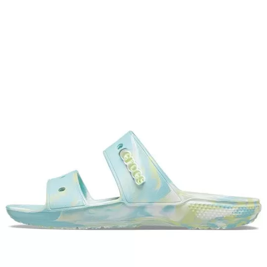 Crocs Classic Chinelos Moda Casual Unissex Azul Verde ‘Azul Verde’