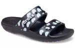 Crocs Classic Chinelos Moda Casual Unissex Preto Azul