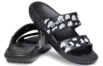 Crocs Classic Chinelos Moda Casual Unissex Preto Azul
