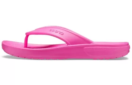 Crocs Classic Chinelos aconchegantes com sola macia unissex rosa