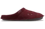 Crocs Classic Chinelos casuais grossos e quentes unissex vinho tinto