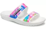 Crocs Classic Chinelos coloridos unissex branco rosa ‘White Pink’