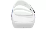 Crocs Classic Chinelos coloridos unissex branco rosa ‘White Pink’