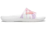 Crocs Classic Chinelos com padrão tie-dye multicoloridos
