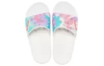 Crocs Classic Chinelos com padrão tie-dye multicoloridos