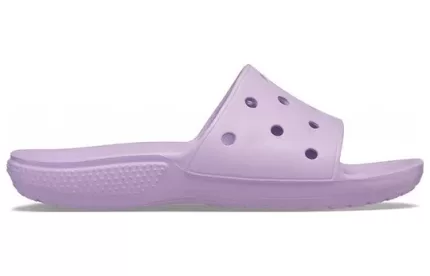 Crocs Classic Chinelos esportivos aconchegantes com sola macia unissex roxo