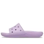 Crocs Classic Chinelos esportivos aconchegantes com sola macia unissex roxo
