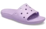 Crocs Classic Chinelos esportivos aconchegantes com sola macia unissex roxo