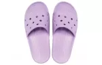Crocs Classic Chinelos esportivos aconchegantes com sola macia unissex roxo