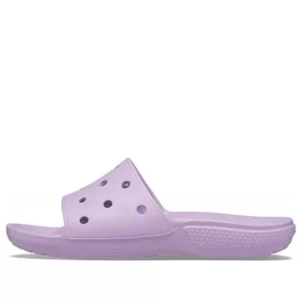 Crocs Classic Chinelos esportivos aconchegantes com sola macia unissex roxo