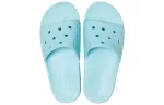 Crocs Classic Chinelos esportivos antiderrapantes e resistentes ao desgaste unissex azul
