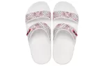 Crocs Classic Chinelos esportivos antiderrapantes e resistentes ao desgaste unissex brancos