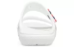 Crocs Classic Chinelos esportivos antiderrapantes e resistentes ao desgaste unissex brancos