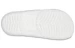 Crocs Classic Chinelos esportivos antiderrapantes e resistentes ao desgaste unissex brancos