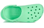 Crocs Classic Chinelos esportivos de salto plano para exteriores verdes 10001-3U3