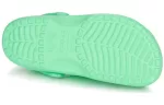 Crocs Classic Chinelos esportivos de salto plano para exteriores verdes 10001-3U3