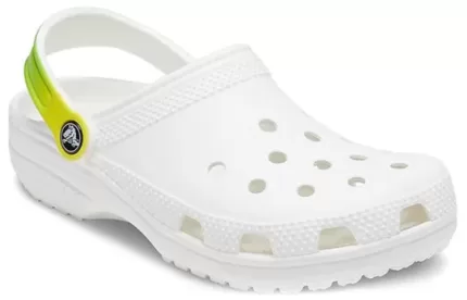 Crocs Classic Clog Beach Sandálias Branca Degradê Verde