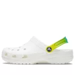 Crocs Classic Clog Beach Sandálias Branca Degradê Verde