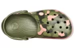 Crocs Classic Clog Beach Sandálias Verde Rosa