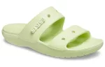 Crocs Classic Clog Chinelos aconchegantes unissex cinza verde