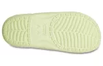 Crocs Classic Clog Chinelos aconchegantes unissex cinza verde